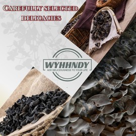 Premium Dried Black Fungus (7 oz) - Naturally sourced, expands several times after soaking. Individually canned for easy storage.