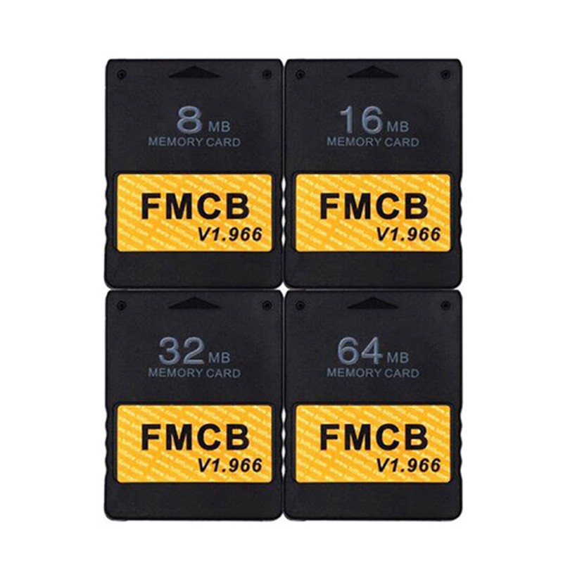 PS2 Fat FMCB Free McBoot Card v1.966, Memory Card for