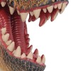 Dinosaur Puppet Rubber Portable Nontoxic Durable Wearable Hand Painted Craft
