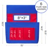 Godery Chairback Buddy Pocket Chart,Storage Canvas Seatback Stuff Storage Pocket