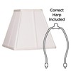 Ivory Classic Square Shade 5.25x10x9 (Spider) - Springcrest