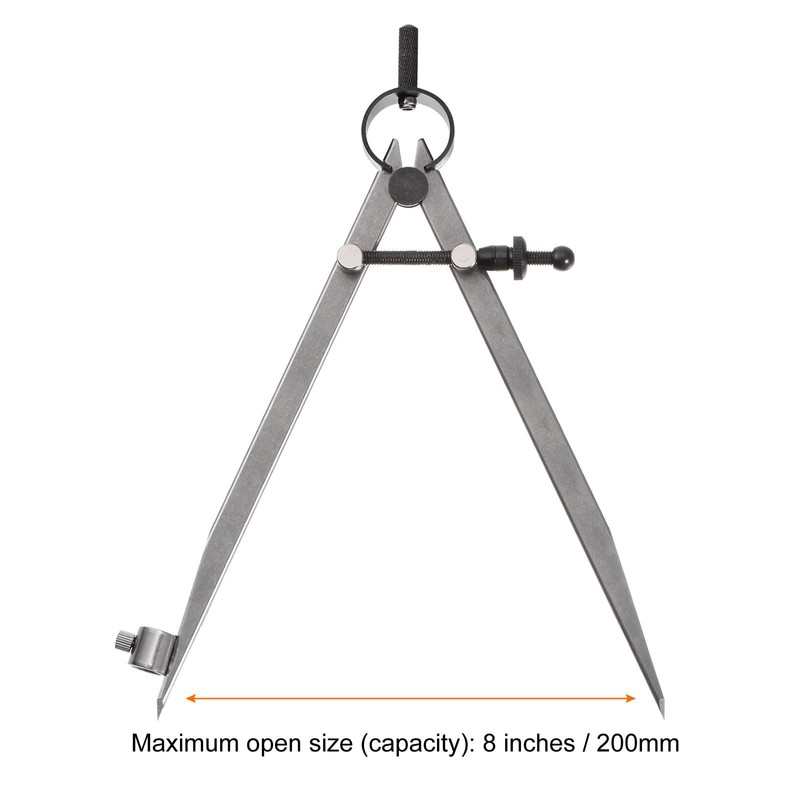 sourcing map Spring Joint Caliper 8 inch / 200mm Steel