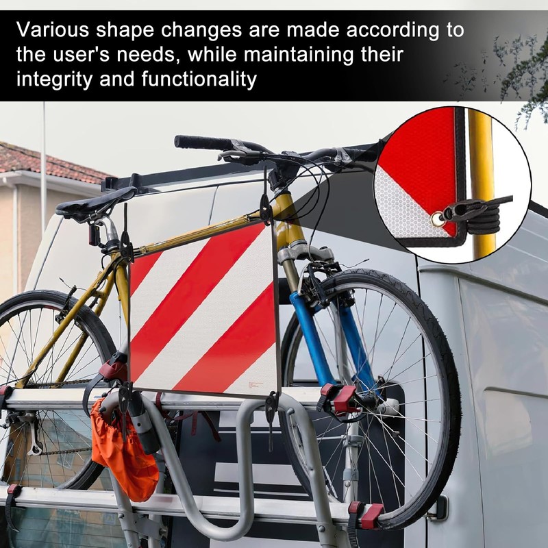 Pack of 10 Luggage Straps for Warning Sign Italy Bicycle