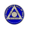 4 Year Sobriety Coin | Triplate AA Chip Recovery Anniversary