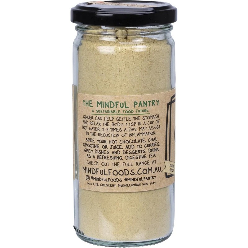 Mindful Foods Organic Ginger Ground Jar 110 g