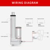 Juyancao 200mm 100N Electric Linear Actuator Motor, 12V High Load