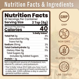 Mushroom Coffee Creamer, Vanilla Coconut Creamer, Probiotics, MCT Powder, 6 Mushrooms | Lion's Mane, Turkey Tail, Reishi, Maitake, Chaga, Cordyceps | Boosts Focus, Immunity and Energy | 6.35Oz