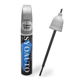SYOAUTO Classic Silver Touch Up Paint for Cars Auto Touch up Paint Scratch Repair Automotive Paint Scratch Remover 2 in 1 Classic Silver