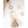 [Iris Apricot] Limited Edition Kraftworks Tassel Keychain Lanyard Key Ring