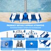 Pool Vacuum Head, Manual Cleaning Vacuum with Wheels 14'' Heavy