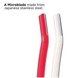 Dermaplaning Tool by Revlon, Facial Razor & Hair Removal Tool, High Precision Blade,Smooth & Even Skin, Stainless Steel (Pack of 2)