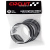 Circuit Performance 73.1mm OD to 57.1mm ID Black Plastic Polycarbonate