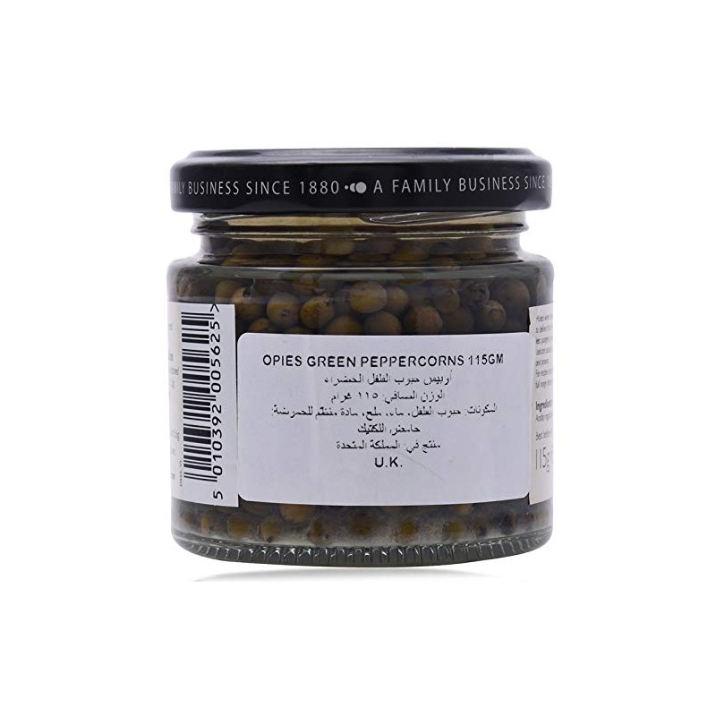 Opies Green Peppercorns in Brine 115g