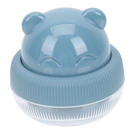 Baluue Adorable Bear Shape Makeup Sponge Holder Compact Powder Puff Container for Easy Storage and Carrying for Home Dresser and Travel Design