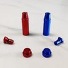 4 Pack Mini Pepper Shaker Premium Metal Spice Dispenser and