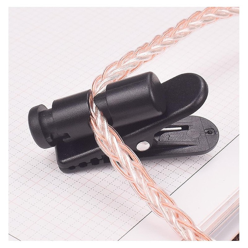 Earphone Clip (2 Pack) Black Earphone Clip Cable Clip Clip