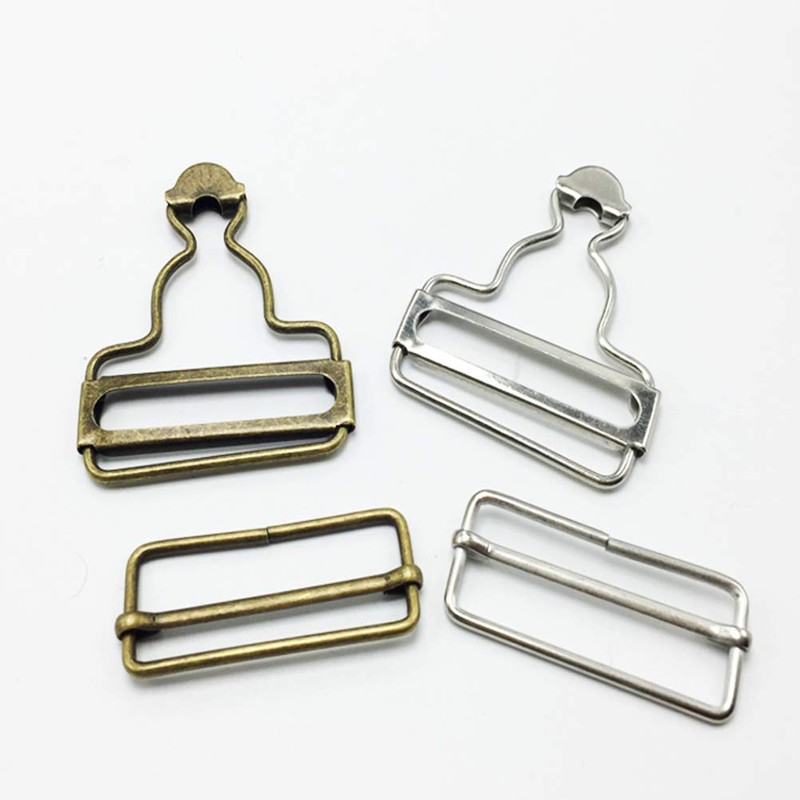 SUPVOX 4pcs Overall Buckles Suspenders Replacement Buckle with Rectangle Buckle