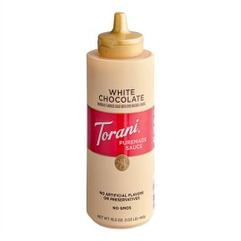 FixtureDisplays Torani 12 fl. oz. (16.5 oz.) Puremade White Chocolate Flavoring Sauce