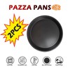 Kslong iolmz 2 Kitchen Metal Pizza Plates Round Baking Model
