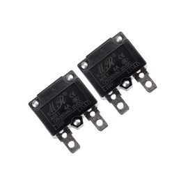 RKURCK 4 Amps Thermal Circuit Breakers 125/250VAC 32VDC Automatic Reset Relay Fuse Current Overload Protector Switch 4A 2 Pack