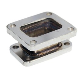 Stainless Steel T3 to T4 Turbo Adapter Conversion Flange | Universal Turbocharger Adapter for T3/T4 | High-Strength Turbo Exhaust Flange