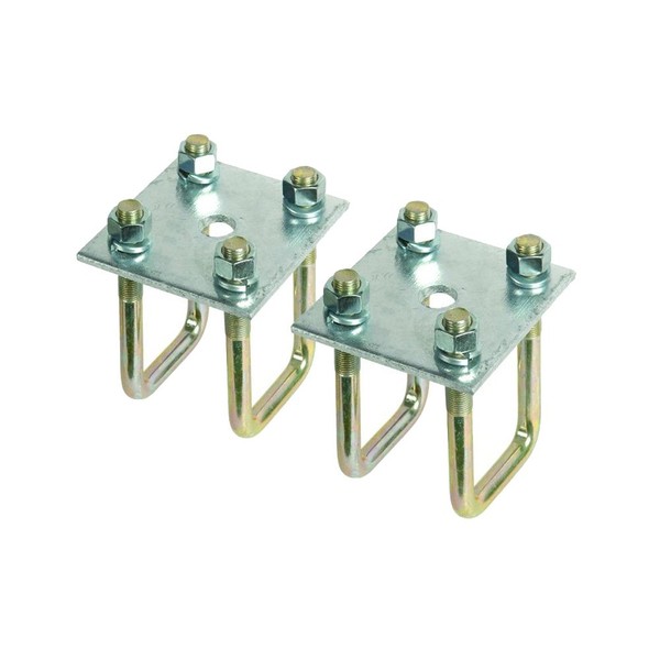 CE Smith Trailer 23103 Square Axle Tie Plate Kit, 2"