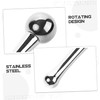 WOONEKY Cold Face Roller Stainless Steel Ice Massage Globes for