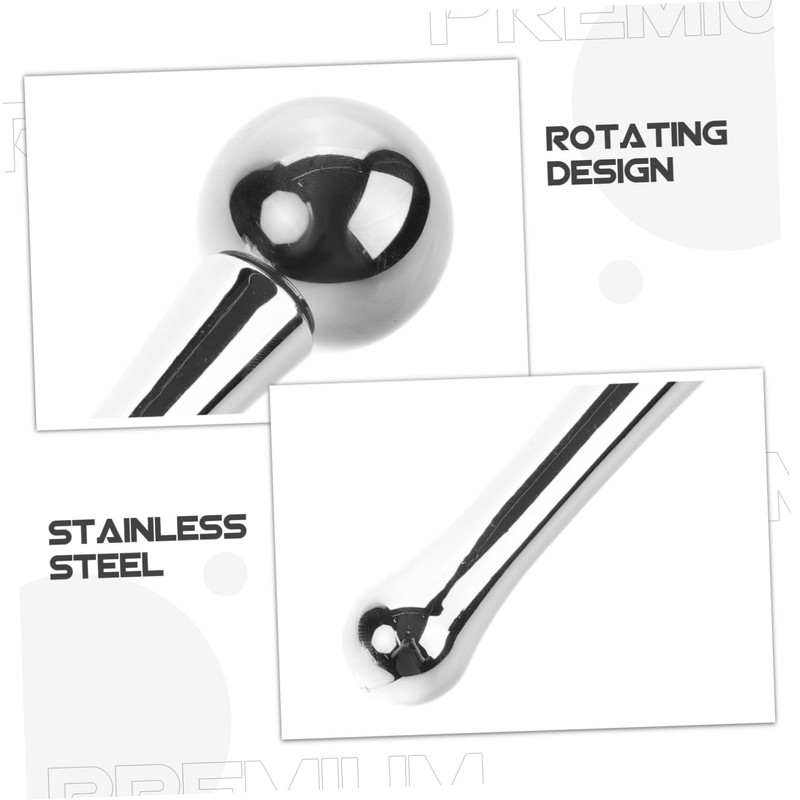 WOONEKY Cold Face Roller Stainless Steel Ice Massage Globes for
