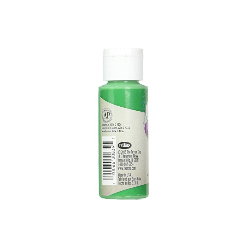 Testors 292423A 2 oz Green Matte Acrylic Paint