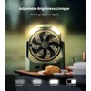 10000 mAh Battery Powered Camping Fan with 4 Timer Modes,