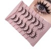 Yilatao Eyelashes 7 Pairs Manga Lashes Spiky Lashes False Eyelashes