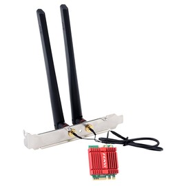 Mini AX210NGW WiFi Card WiFi 6E M.2 2230 NGFF Desktop Kit Wireless BT 5.3 Network Adapter AX210 802.11ax Tri-Band AX5400Mbps WiFi 6GHz Band for PC Windows 11/10