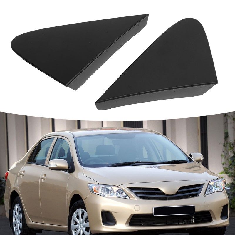 2Pcs Side View Mirror Fender Corner Trim Cover 60118 12010