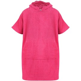 A2Z 4 Kids Bathrobe 100% Cotton Hooded - Bathrobe 128 Pink 6-9_
