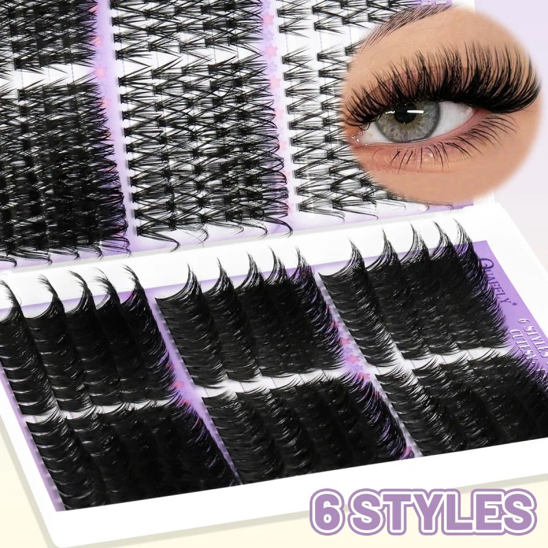 Pestañas Extensions Kit 570pcs D 8-16 Mm Mixtas