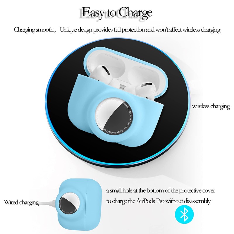 2 in 1 Protective Skin Case Compatible for Airpods Pro