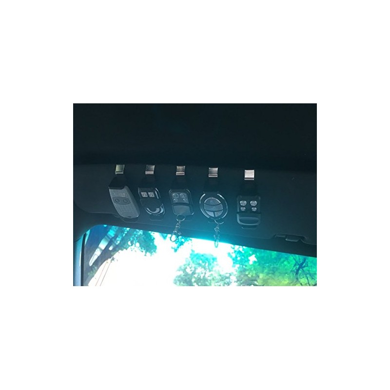 Car Sun Visor Clip Holder for Remote Controls, Visor and