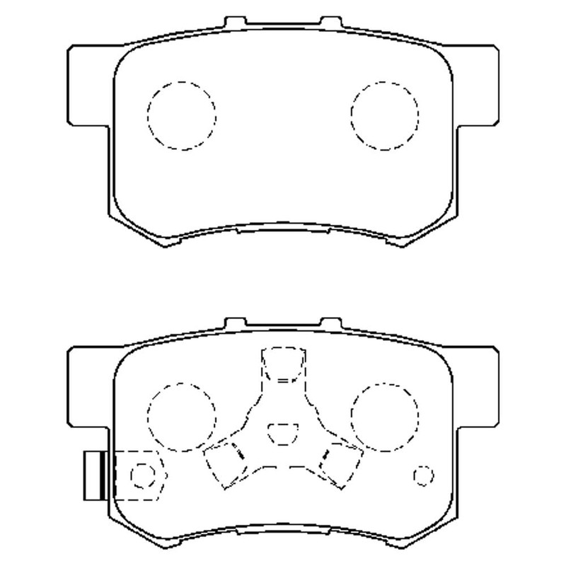 Hitachi Astemo Car Parts Disc Brake Pad R HH021Z Honda