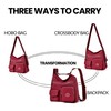 Multipurpose Hobo Purse for Women with Antitheft RFID, Waterproof Nylon