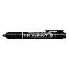 Zebra Permanent Markers, McKnock, Fine Point, Black, Set of 2