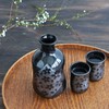 Asayu Japan Sake Bottle and Cups Set