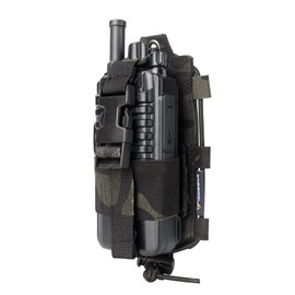 IDOGEAR Tactical Radio Pouch Molle Radio Holster for walkie talkie Baofeng UV5R UV82 BF-F8HP Adjustable Storage Rifle Magazine Pouch(Multi-camo Black)