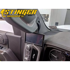 Stinger pillar mount for 2020-23 Chevy GMC 2500 3500 fits Edge Insight cts2 cts3