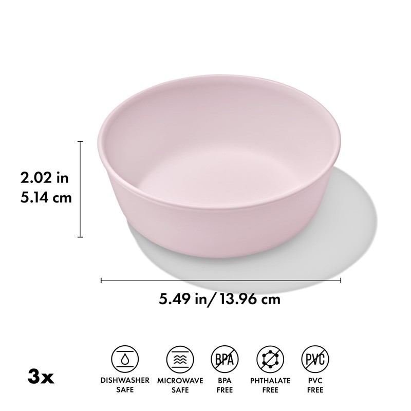 OXO Tot Stackable Bowl Set 3pk - Light