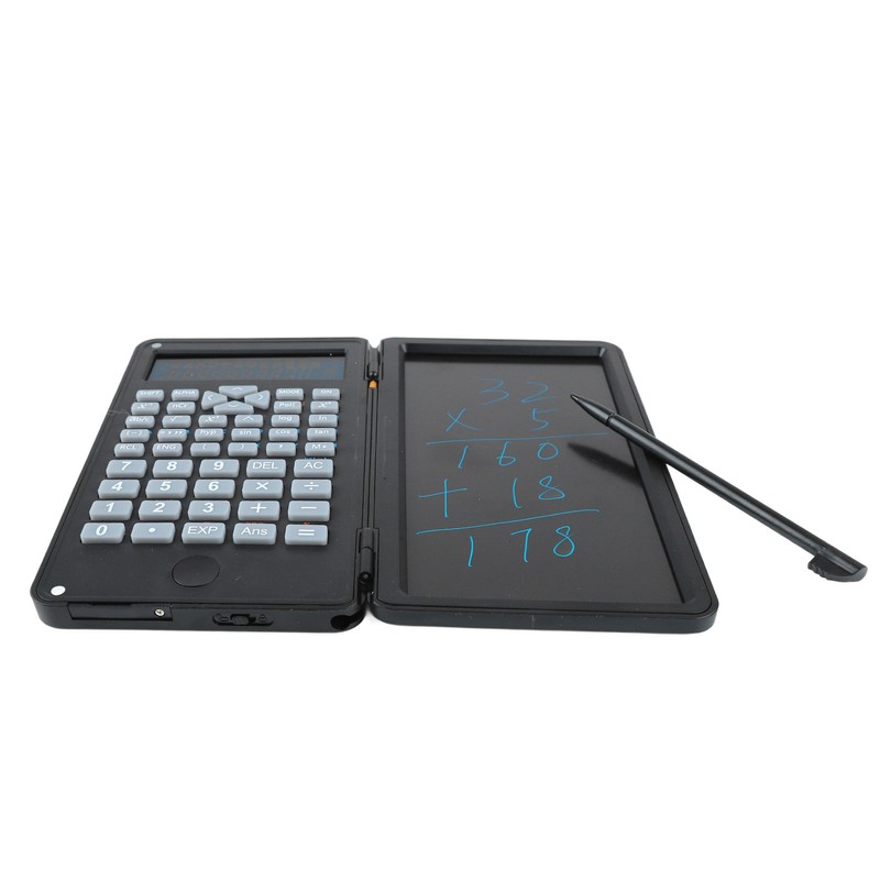 Scientific Calculator Two Row LCD Display Writing Tablet Sensitive Multifunction