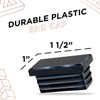 Prescott Plastics 1" x 1 1/2” Ribbed Plastic Hole Caps,