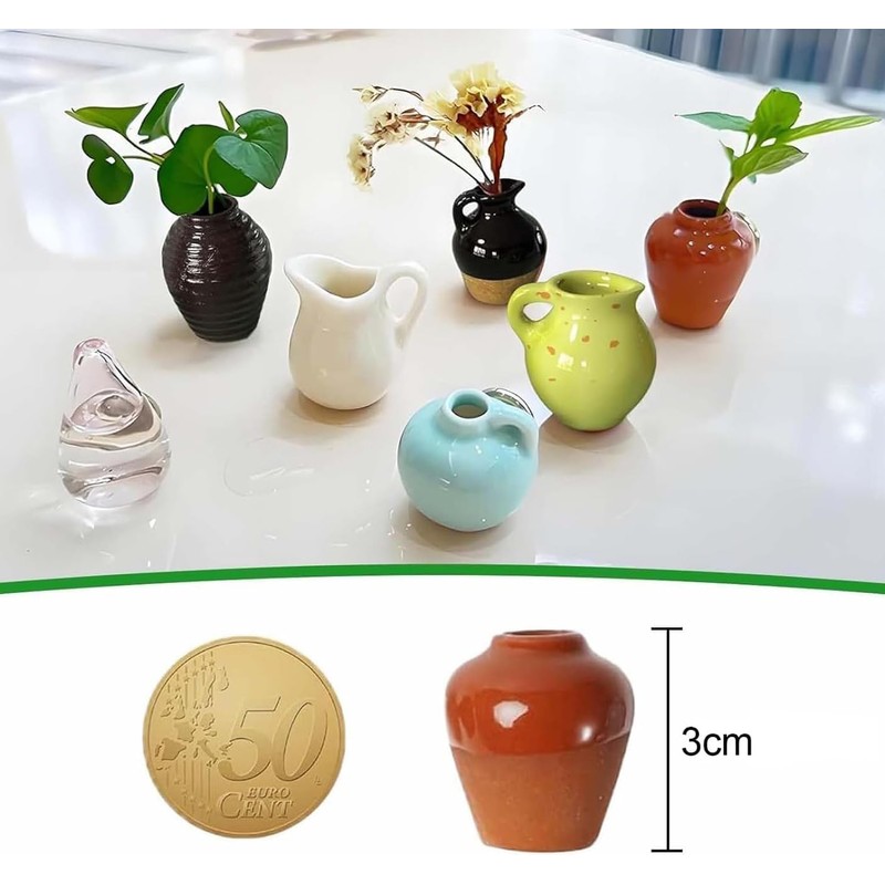 Stayins Mini Vase Magnetic Mini Vases Decoration Set Small Vases