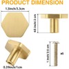IME Drawer Knobs, Brass Cabinet Door Knobs Furniture Cupboard Pull