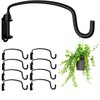 Garkup 8 Pack Hanging Plant Bracket Wall Mounted Hooks for