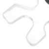 Clear Plastic Pool Billiard Cue Bridge Head Pool Stick Holder